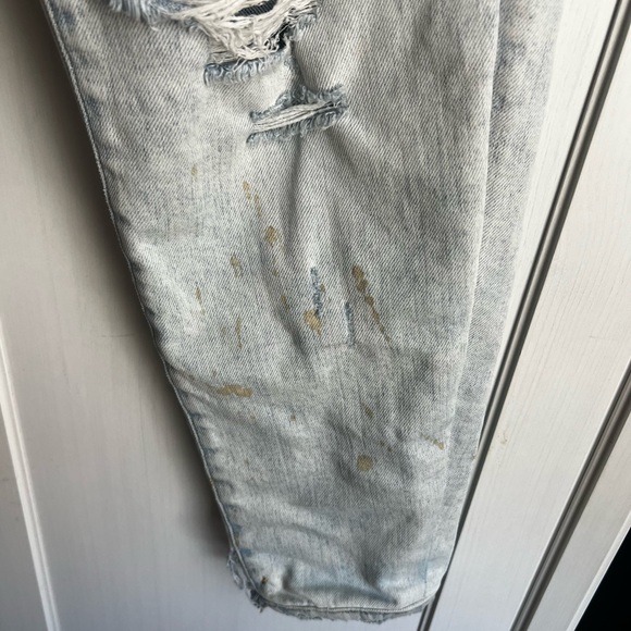 AMIRI Light Blue Ripped Skinny Jeans - Picture 5 of 6